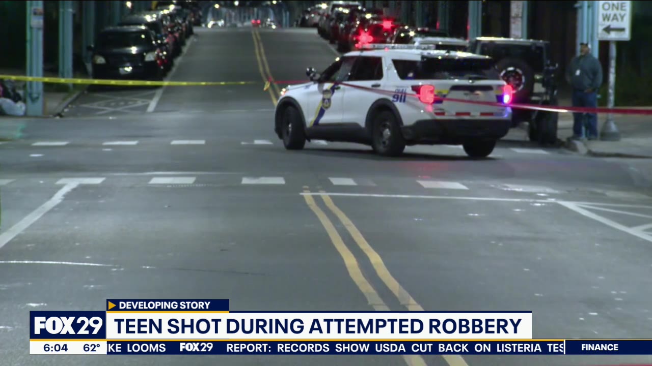 Teen with toy gun shot by victim during attempted robbery in Kensington: police